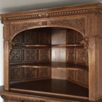 Carved Corner Cupboard Top